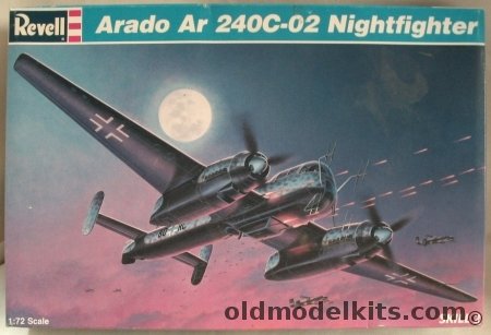 Revell 1/72 Ar-240 C-2 Night Fighter, 4824 plastic model kit